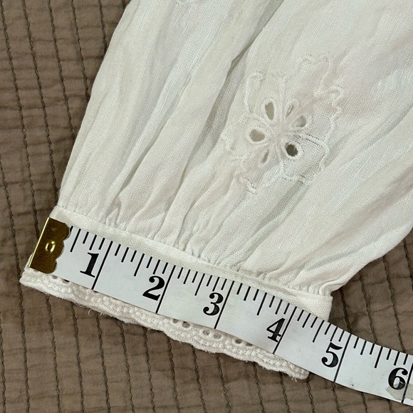 TOMMY BAHAMA WHITE ST. LUCIA SPLIT NECK LINEN BLEND DRESS SIZE MEDIUM - Picture 9 of 12